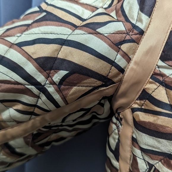 Silkland Silk Quilted Jacket Sz M - Picture 6 of 12